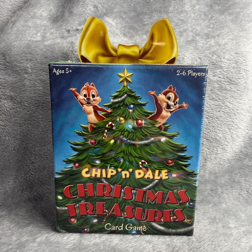 Disney Chip 'n' Dale Christmas Treasures Card Game Funko Games New Sealed